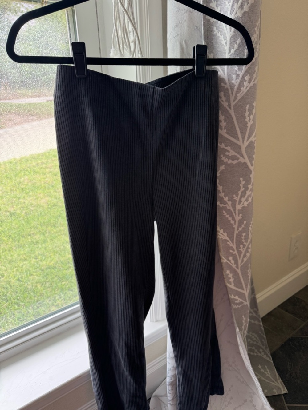 lululemon athletica Black Ribbed Ankle Pants